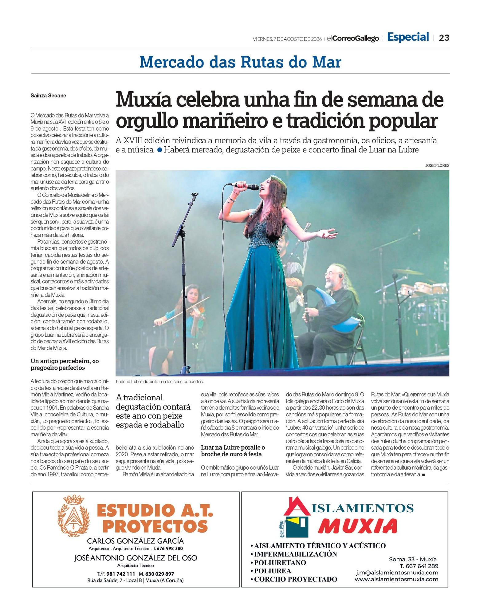 Muxía celebra unha fin de semana de orgullo mariñeiro e tradición popular