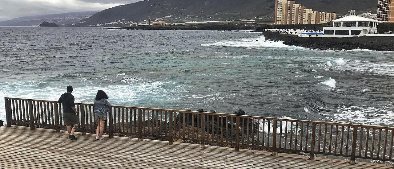 La costa del Charco de la Araña, en Los Silos, donde se ubica el emisario submarino comarcal de la Isla Baja.