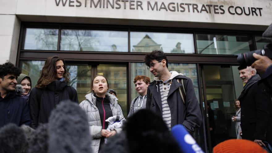 Un juez británico retira el cargo contra Greta Thunberg por desorden público