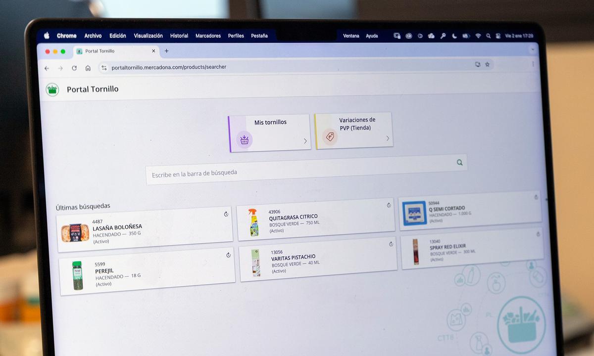 Interfaz sencilla y accesible que permite que cualquier profesional pueda beneficiarse de las ventajas del "Portal Tornillo"