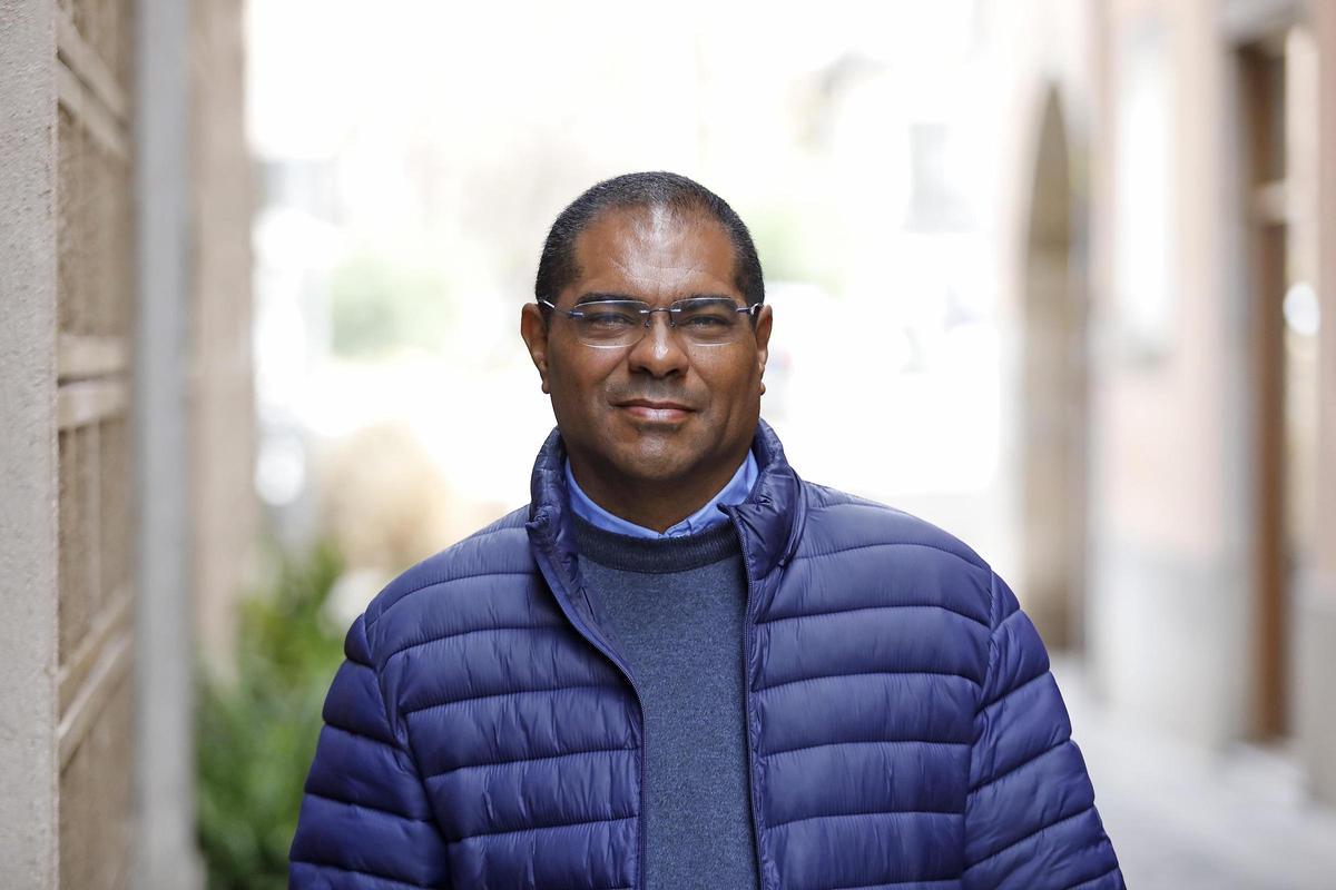 Nuno Coelho, durant la seva visita a Girona.