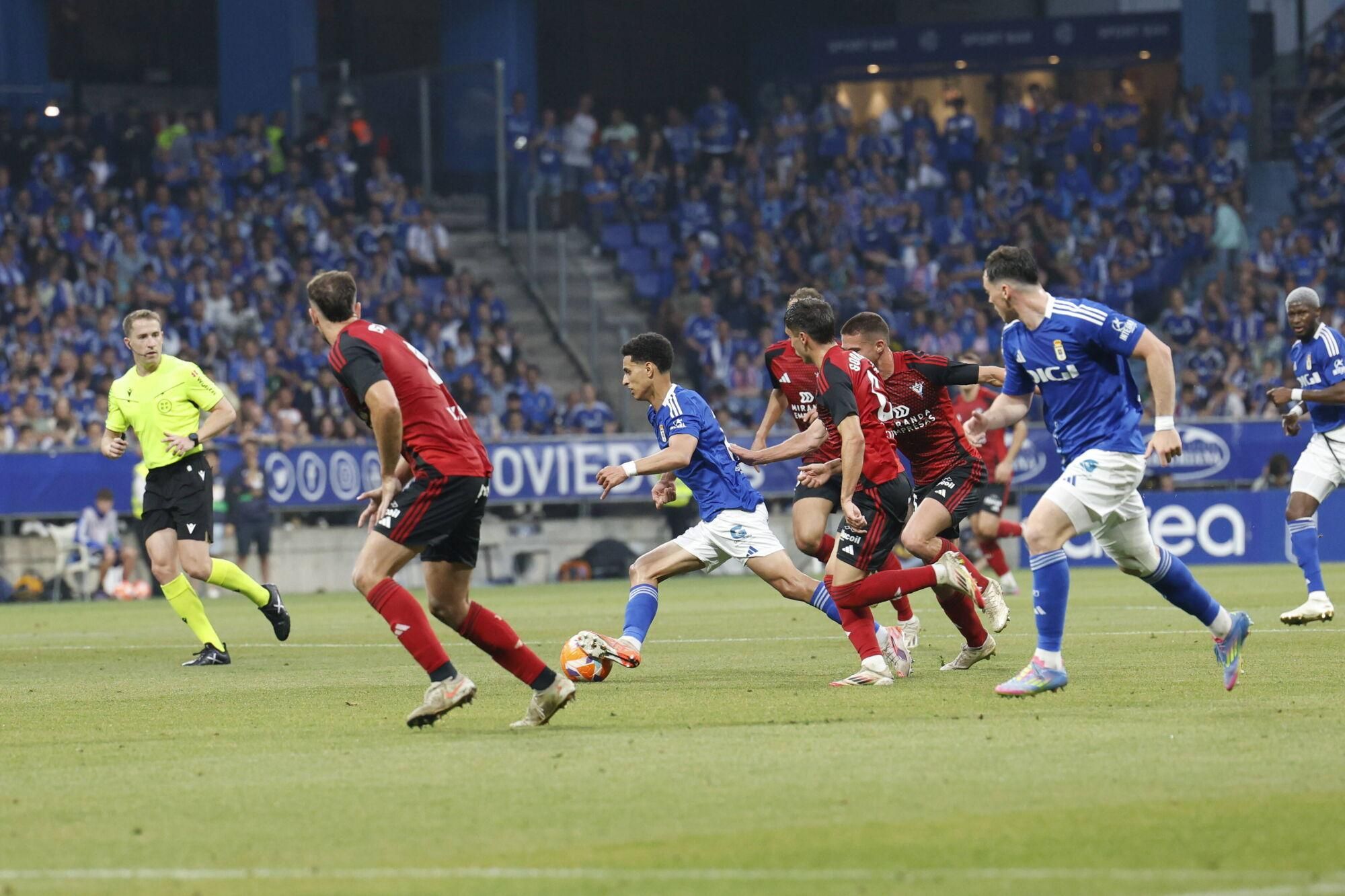 Así se vivió en el Carlos Tartiere la final del play-off entre el Real Oviedo y el Mirandés