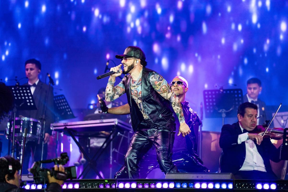 Yandel con su espectáculo 'Sinfónico'