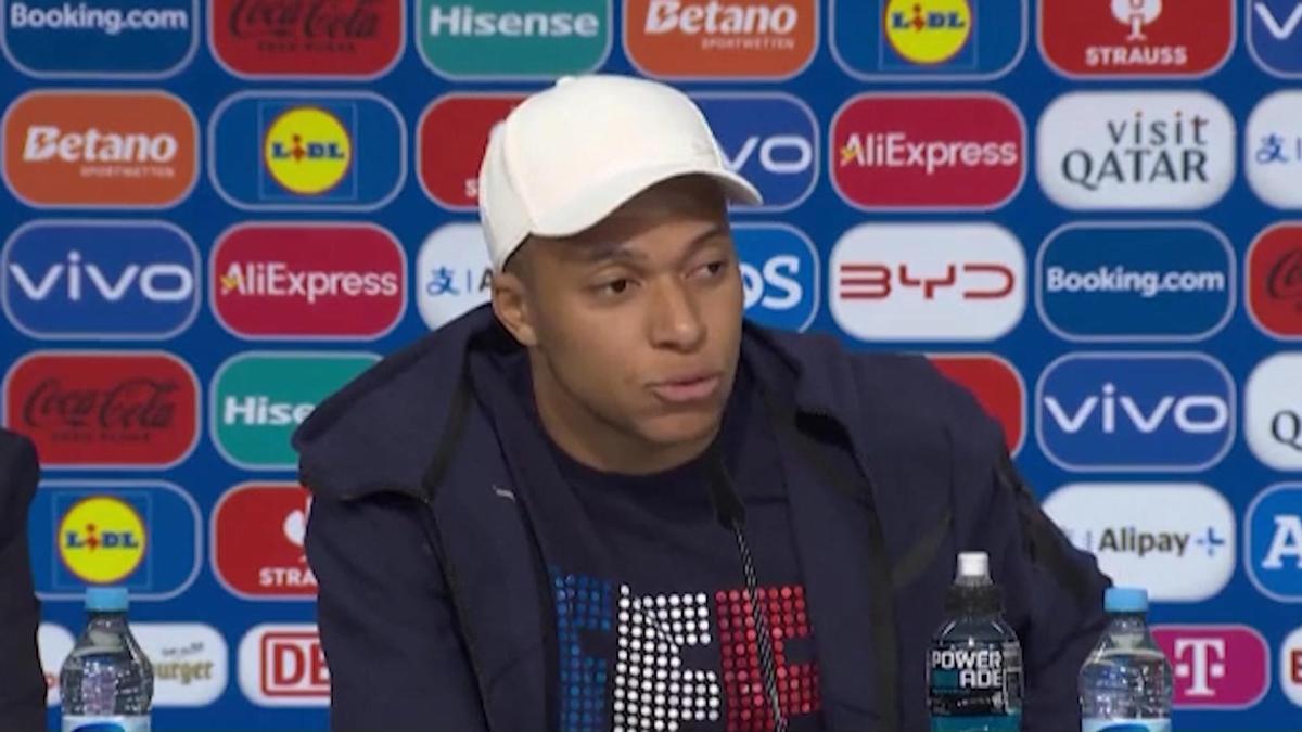 El jugador francés Kylian Mbappé