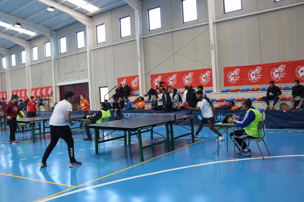 Final de tenis de mesa de Deporte en Edad Escolar