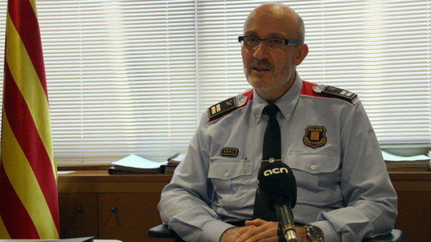 El cap de la Regió Policial de Girona, el comissari Josep Milan