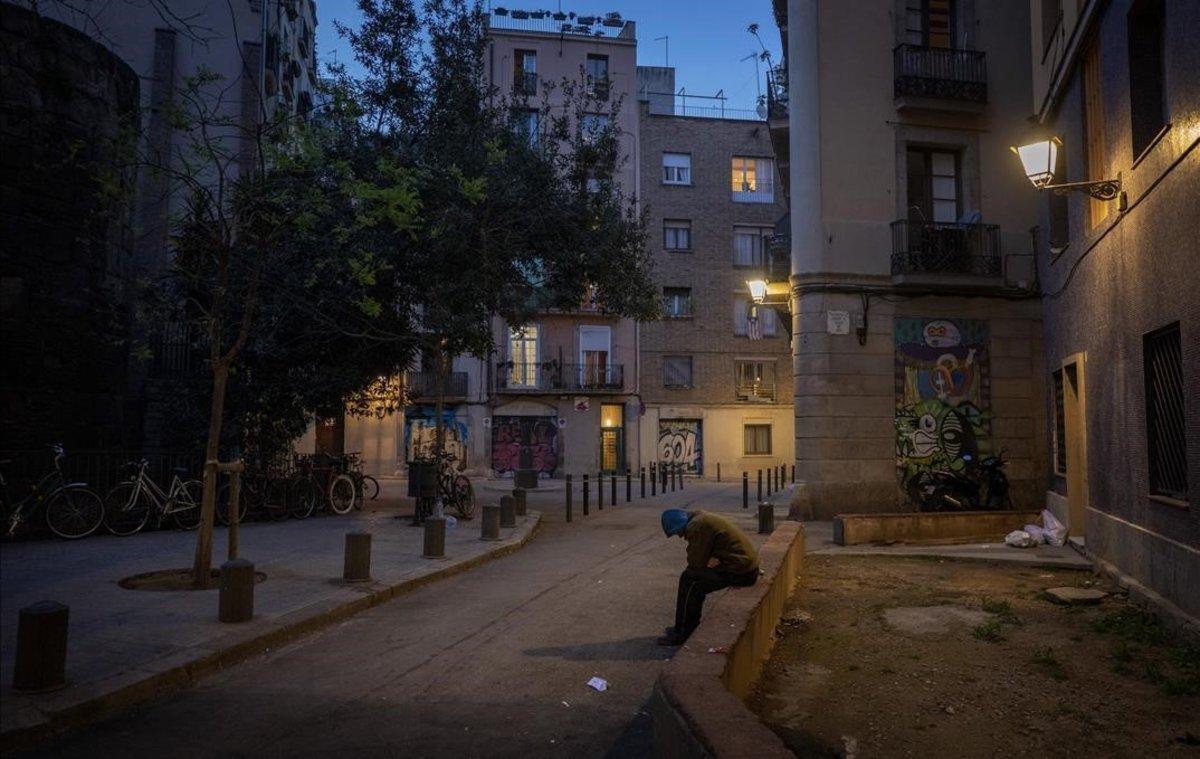 Gana Gutiérrez, 36 años. ’El lema ’Quédate en casa’ es solo para los que tienen un techo, pero no para nosotros’, explica.