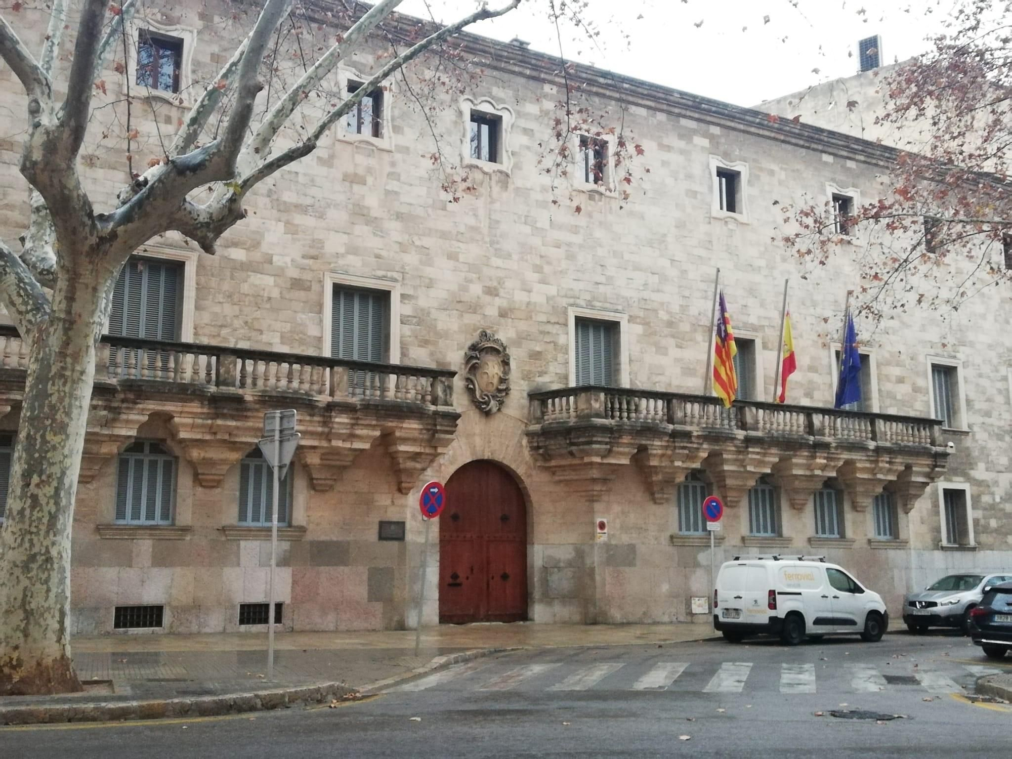 La sede del Tribunal Superior de Justicia de Baleares y la Audiencia Provincial, en Palma.