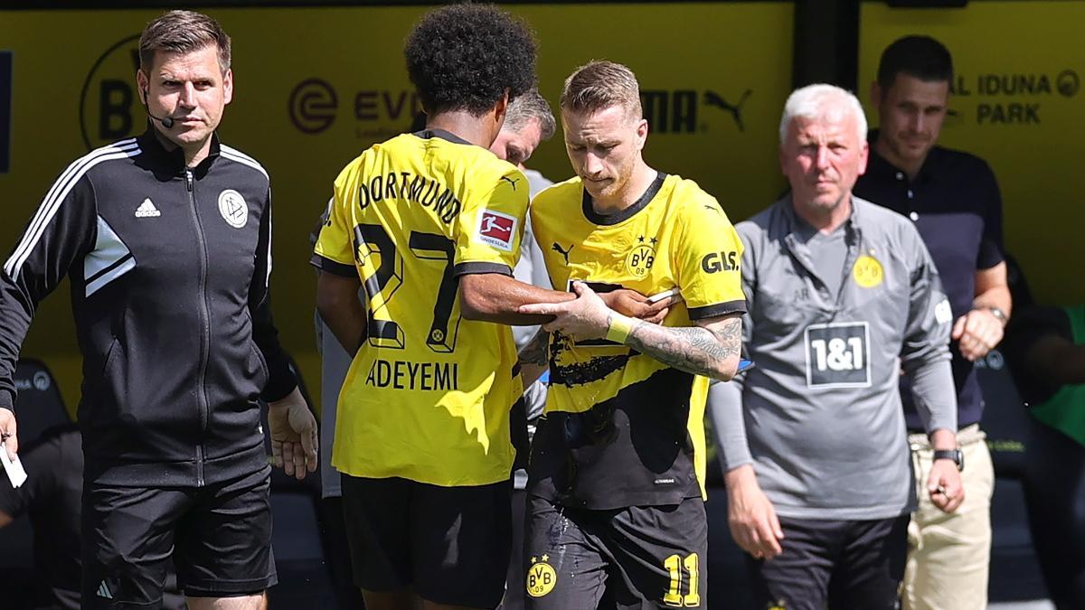 Reus entró por el lesionado Adeyemi contra el Mainz