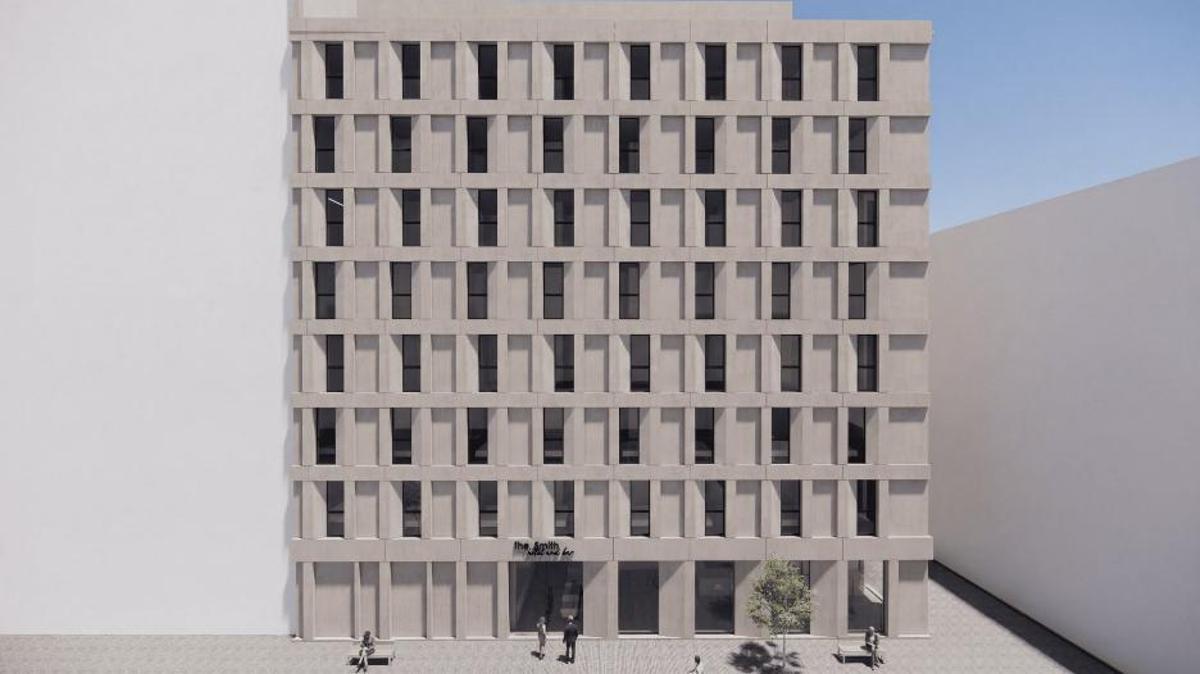 El futuro hotel de cuatro estrellas en la calle San Vicente Mártir