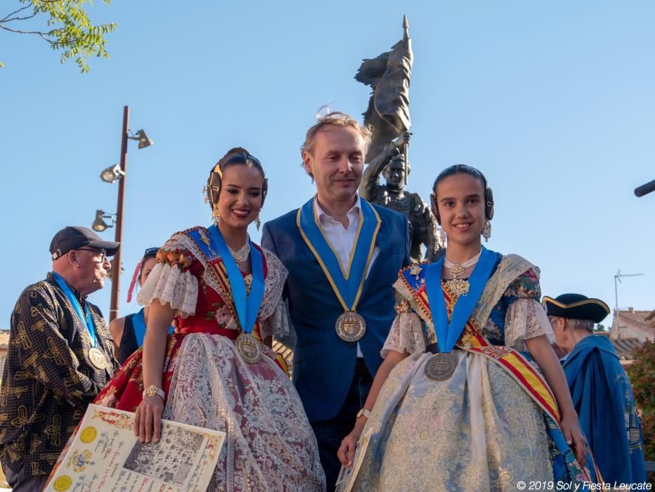 Las Fallas se exhiben en el Festival sol y Fiesta de Leucate (Francia)