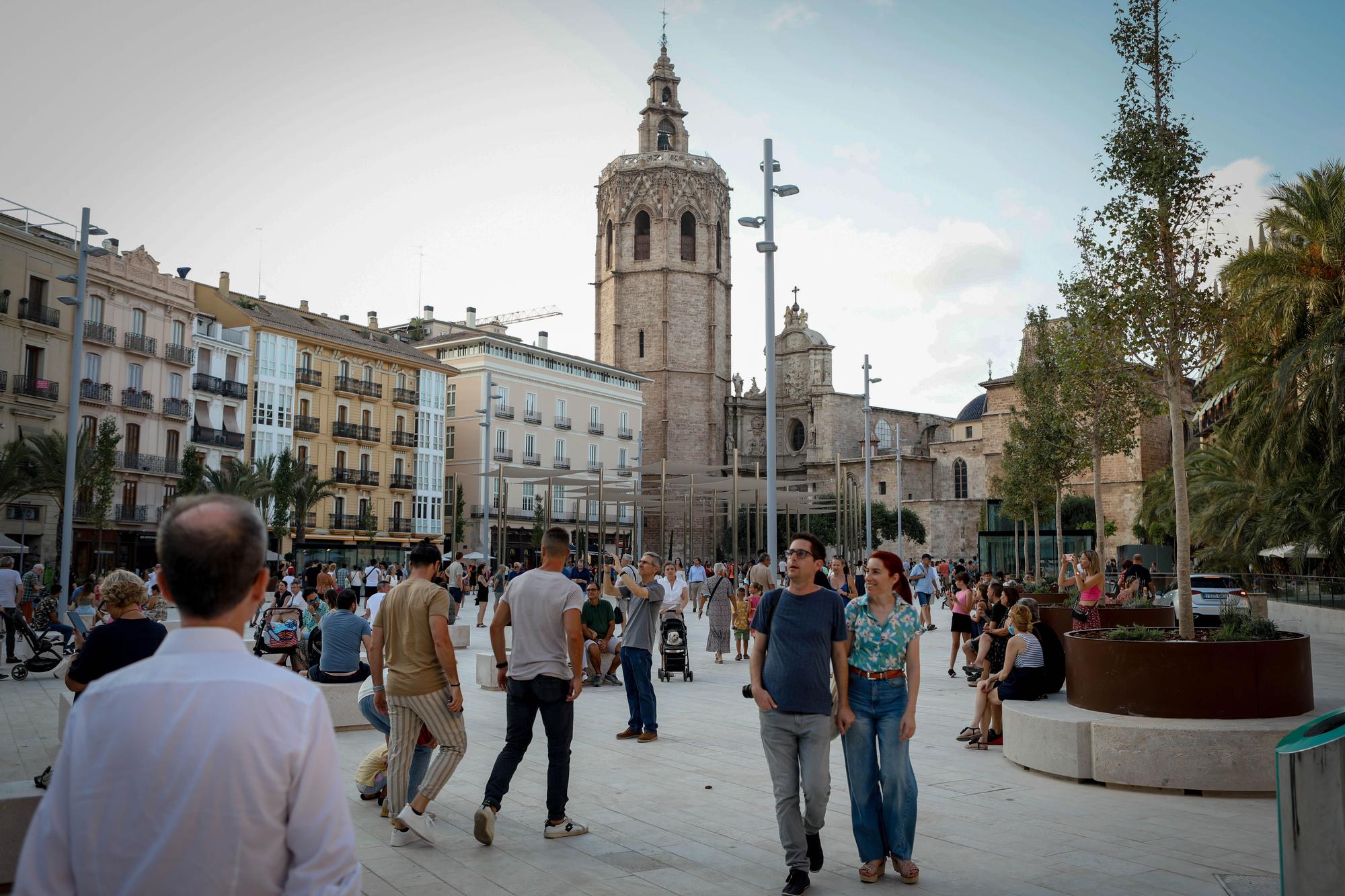 Así luce la nueva Plaza de la Reina tras la reforma integral