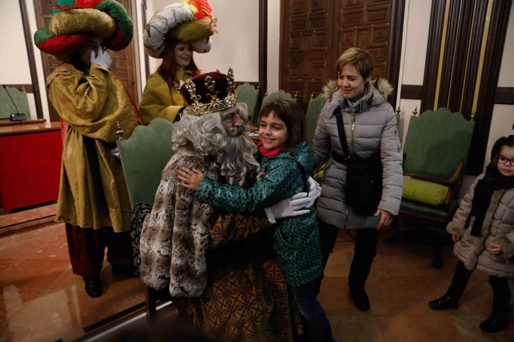 Recepción de los Reyes Magos en el Ayuntamiento de