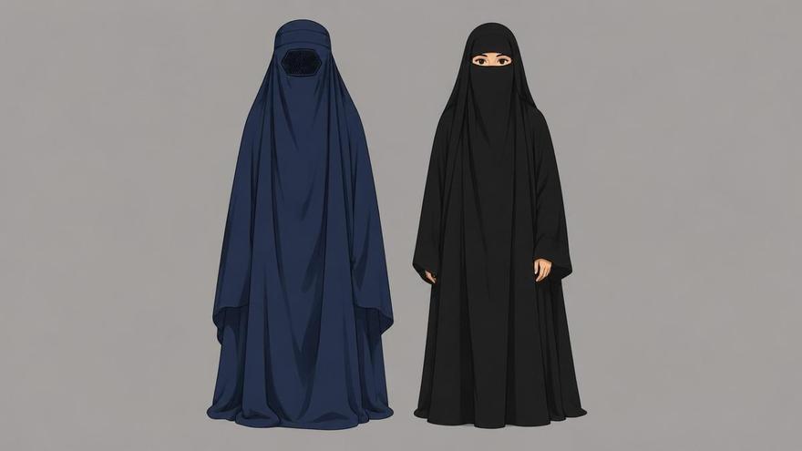 PP y Vox dan el primer paso para prohibir el burka y el niqab en Baleares: multas de hasta 30.000 euros y prisión para quien obligue a una mujer a llevarlo