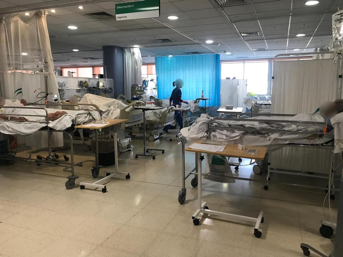 Interior de las Urgencias del Hospital Clinico