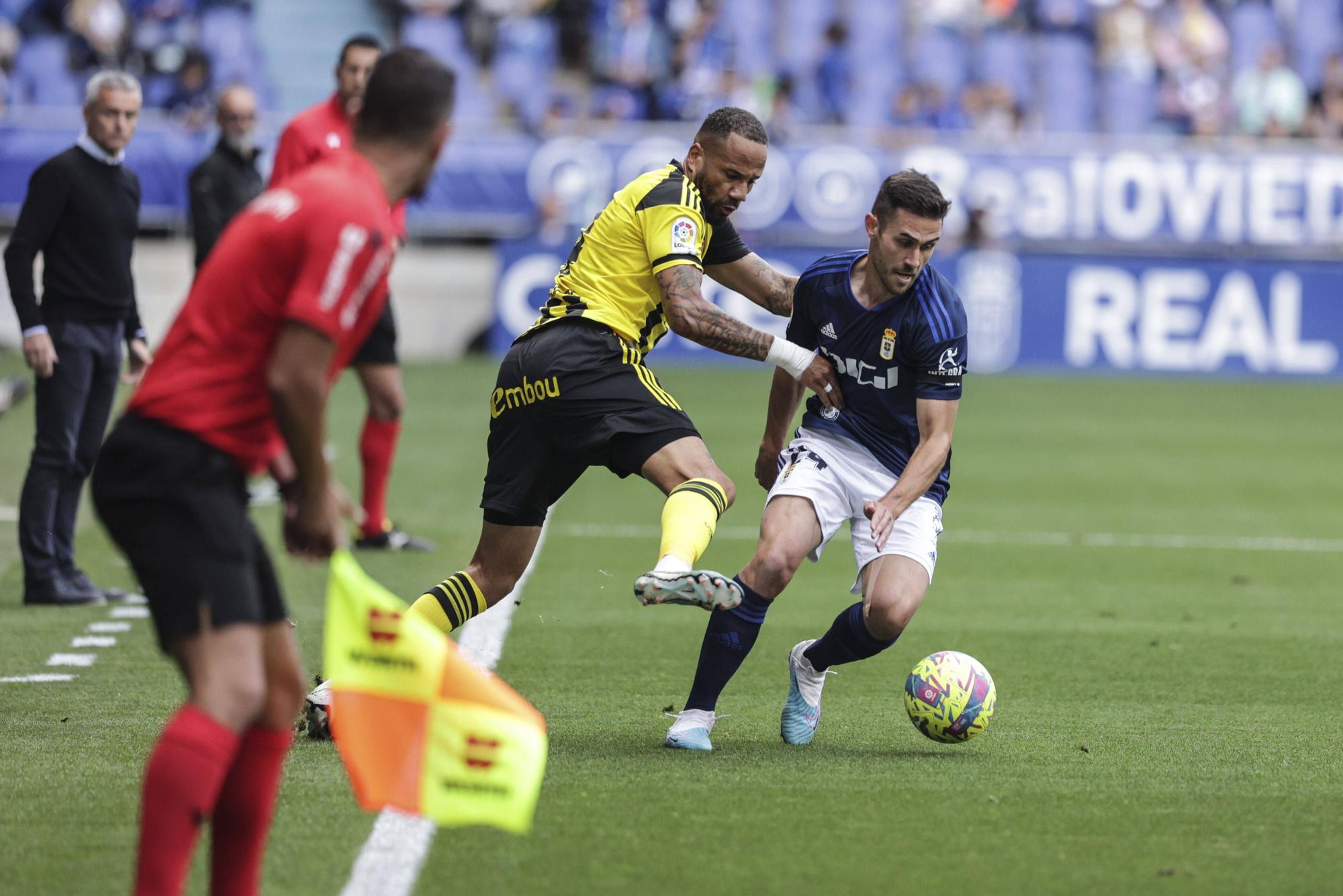 En imágenes: Así fue el partido entre el Real Oviedo y el Zaragoza en el Tartiere