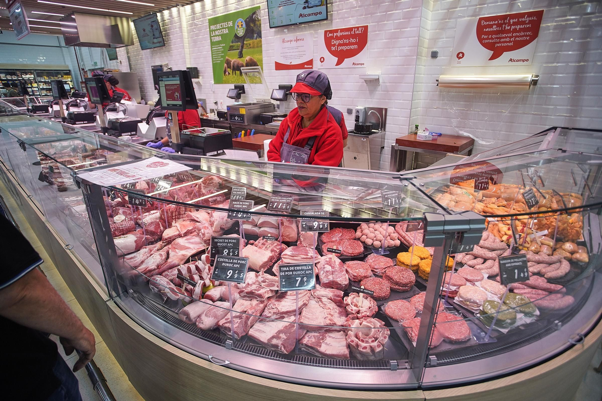 Les imatges de la inauguració del nou supermercat Alcampo de l'Espai Gironès