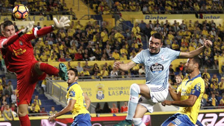 Las Palmas y el Celta firman un empate en un partido loco