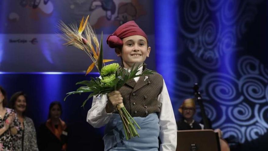 Bernardo Alós Ortiz ganó en canto benjamín. | SERVICIO ESPECIAL