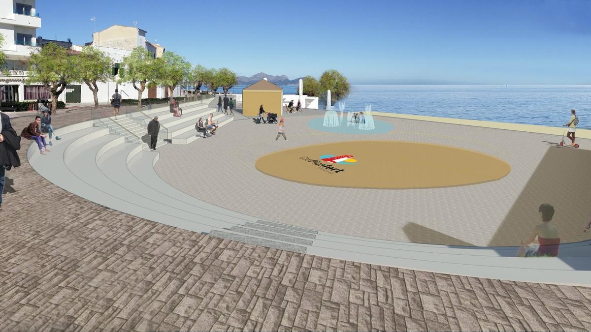 So soll der Platz, an dem bisher das Schwimmbad Mar y Paz war, in Zukunft aussehen.