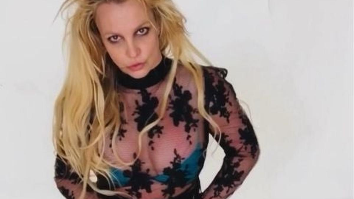 Britney Spears con mala cara en su Instagram
