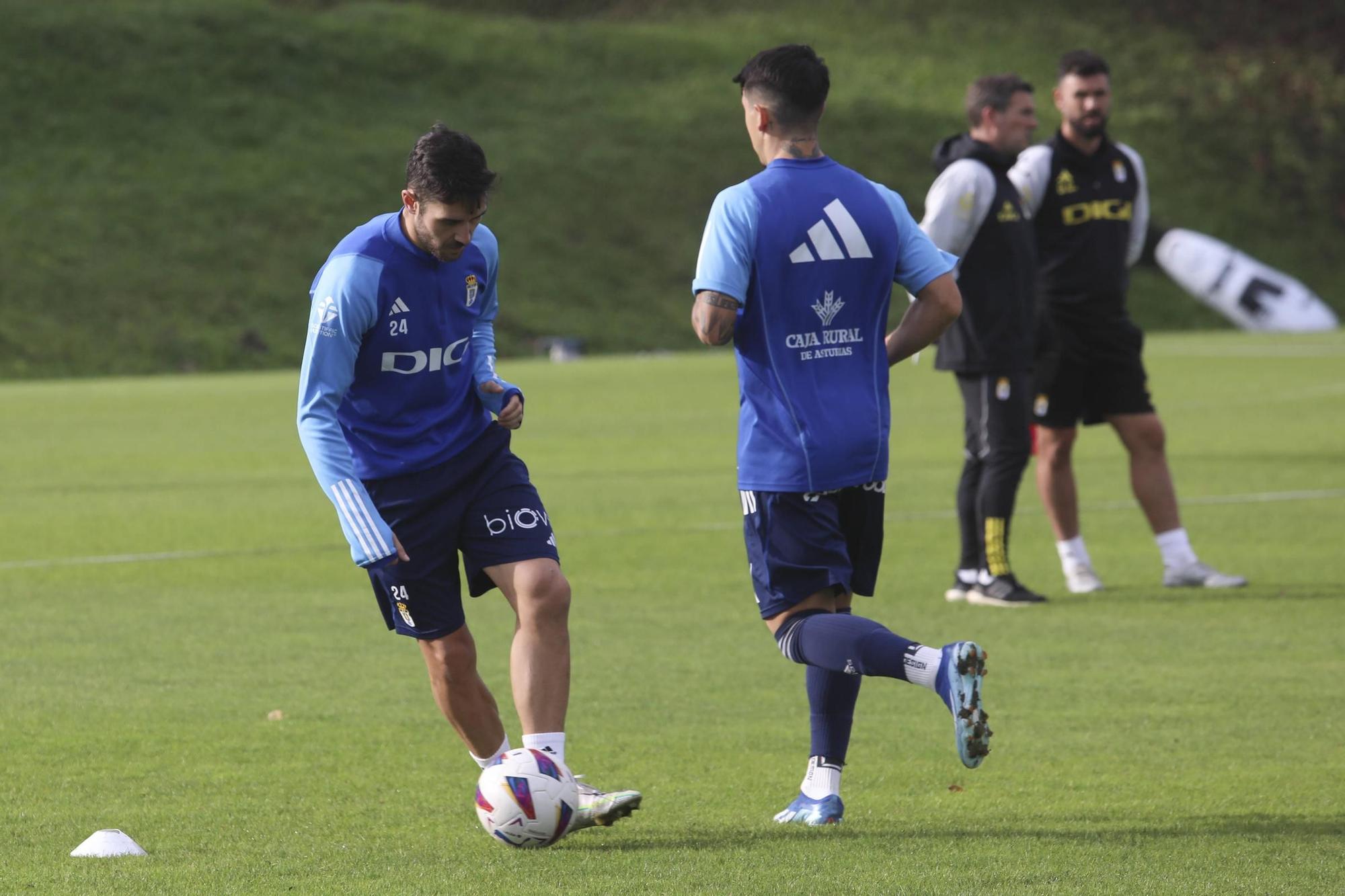 EN IMÁGENES: el entrenamiento del Oviedo