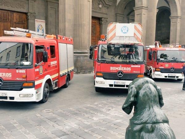 Día del patrón de los bomberos en la capital grancanaria