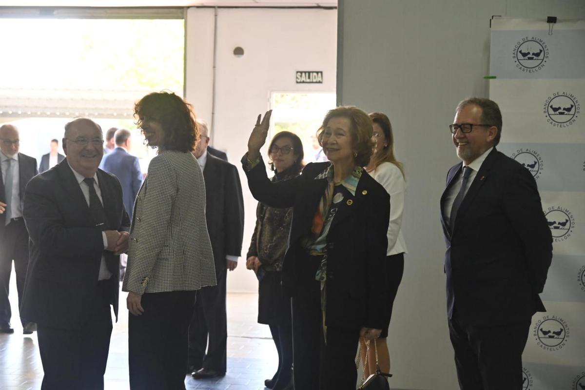 La reina Sofía visita Castelló: las primeras imágenes