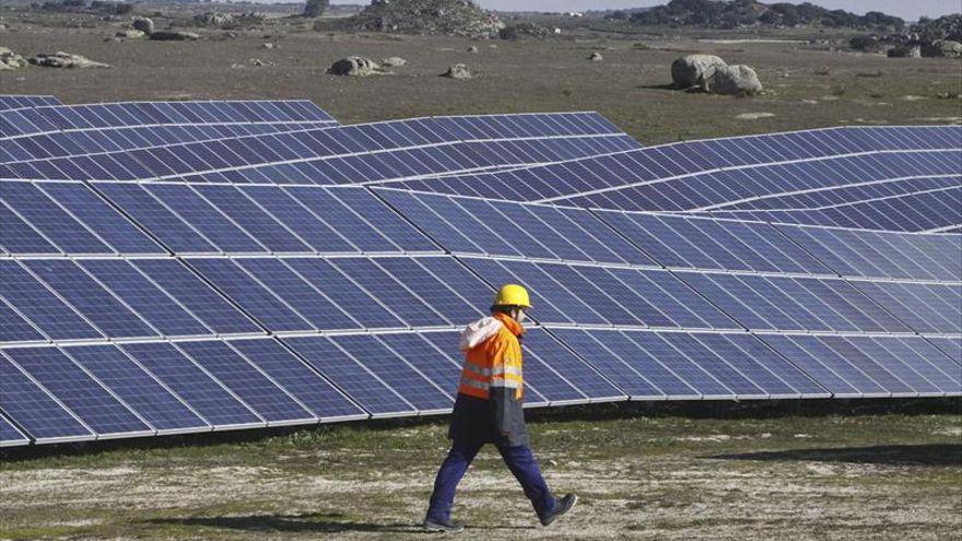 Paneles solares de una planta fotovoltaica.