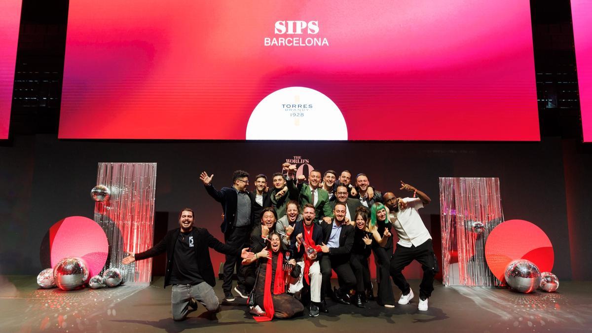 La coctelería Sips, de Barcelona, número tres del mundo en el 2024.