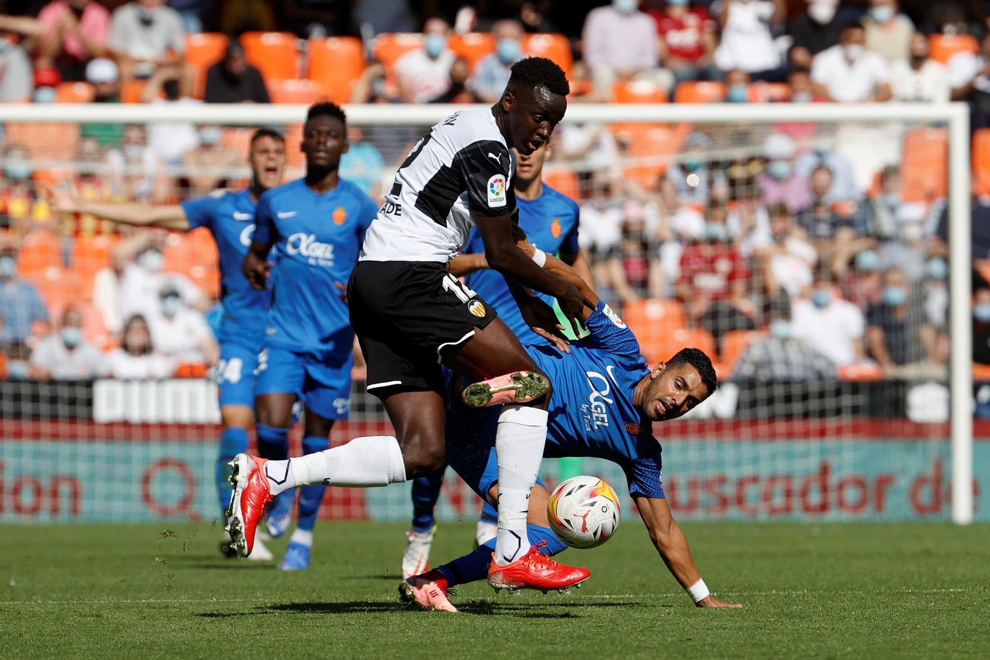 El Valencia CF - RCD Mallorca (2-2), en imágenes