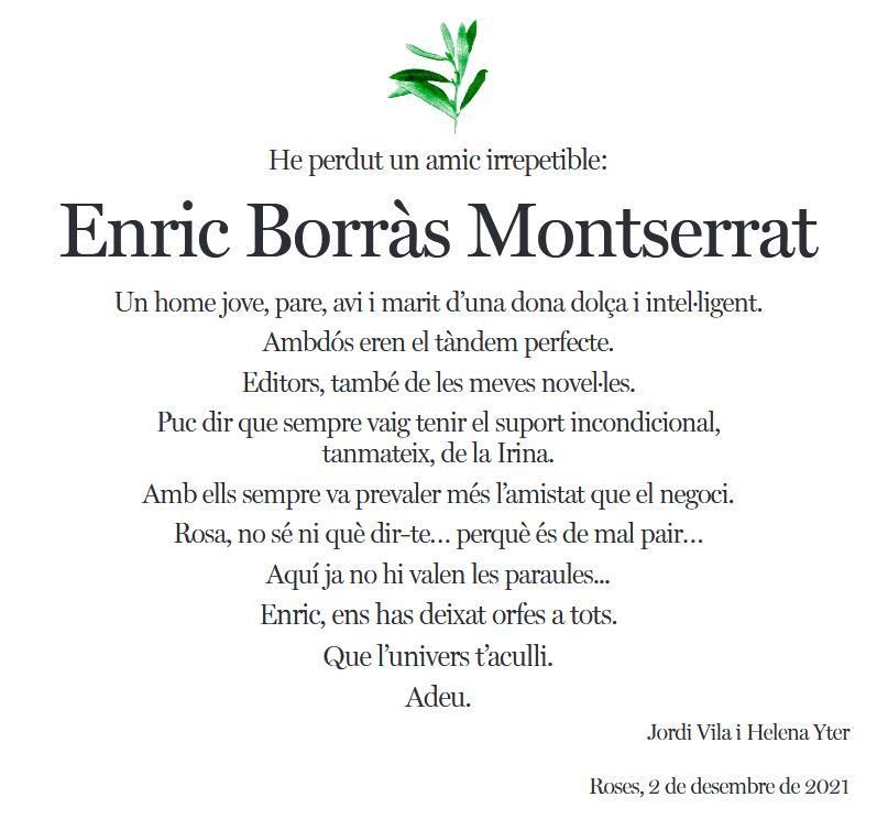 Enric Borràs Montserrat