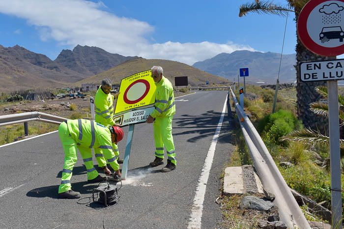 Apertura del primer tramo de la carretera de La ...