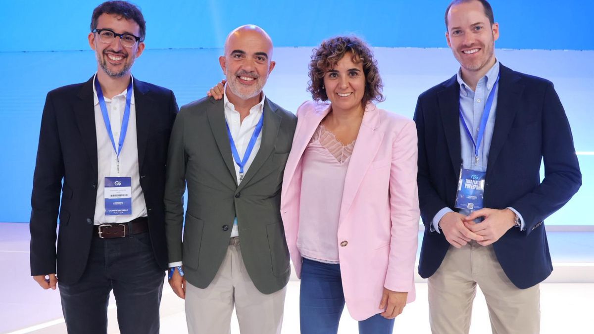 Los cuatro intengrantes catalanes del equipo de Feijóo.