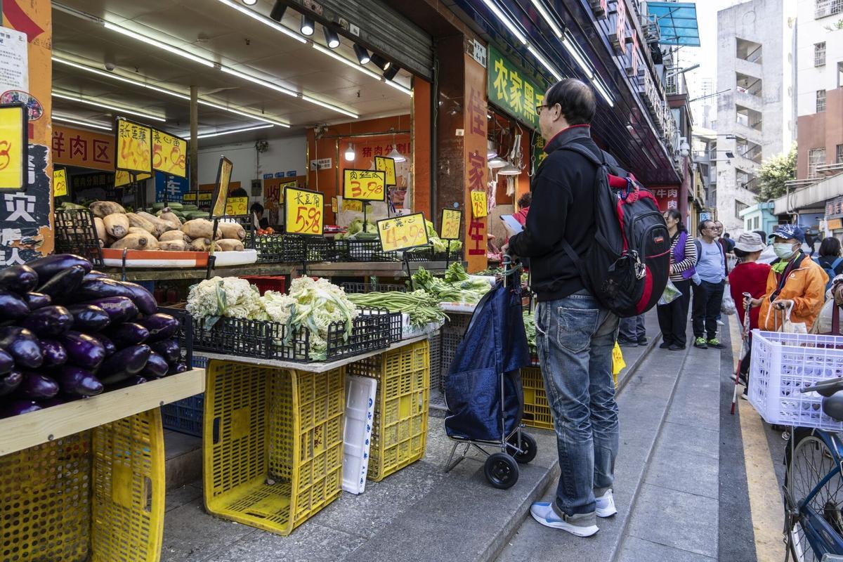 Mercado de Jiuxia en Shenzhen, China