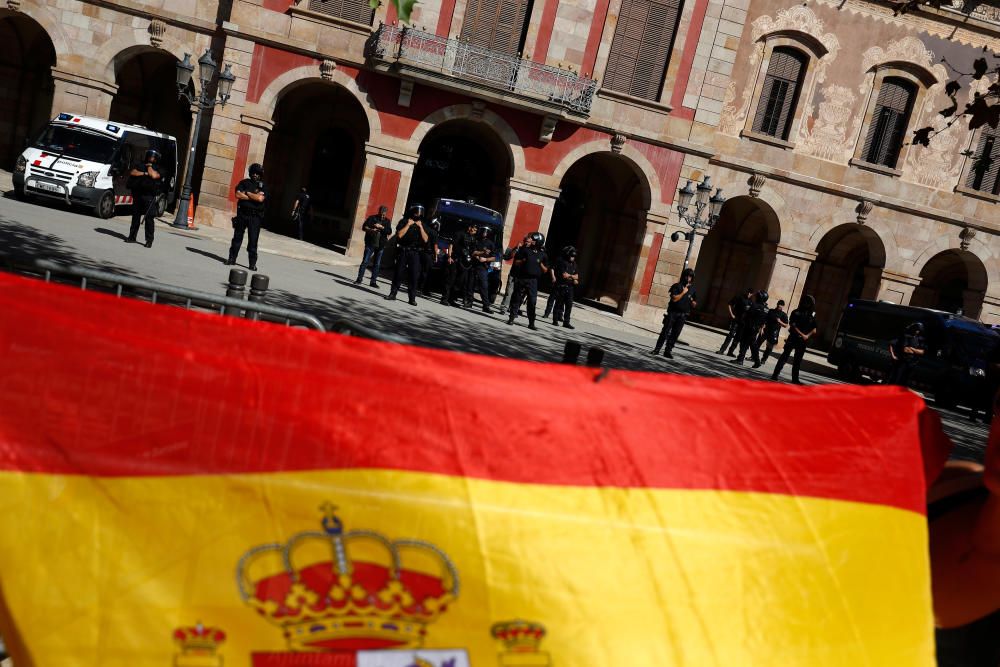 Manifestación en Barcelona por la unidad de España