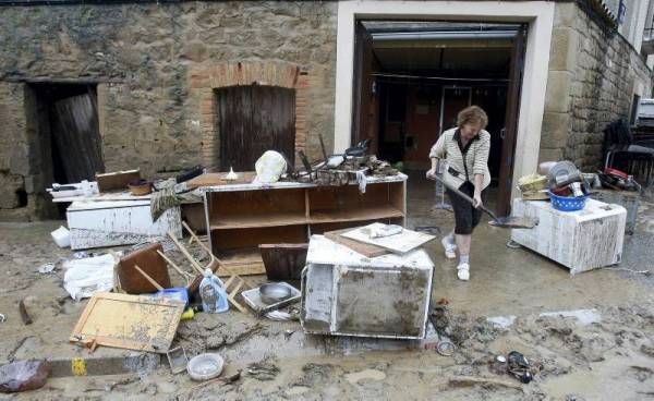 Fotogalería: Lluvias torrenciales en Aragón