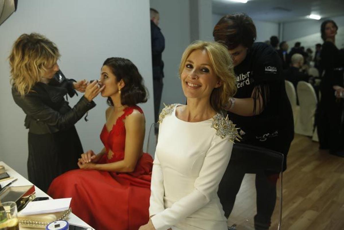 Premios Goya 2015: Cayetana Guillén Cuervo en el backstage