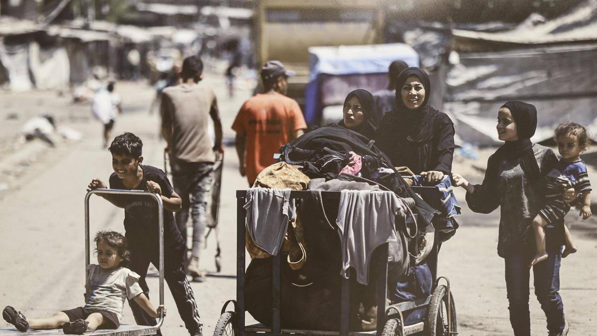 Les imatges de l'exposició fotogràfica de Gaza