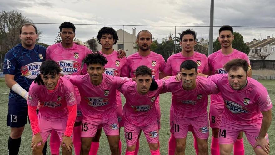 Último once inicial de la UD Oliva en la Liga