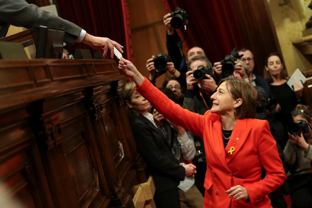 Constitució del nou Parlament de Catalunya