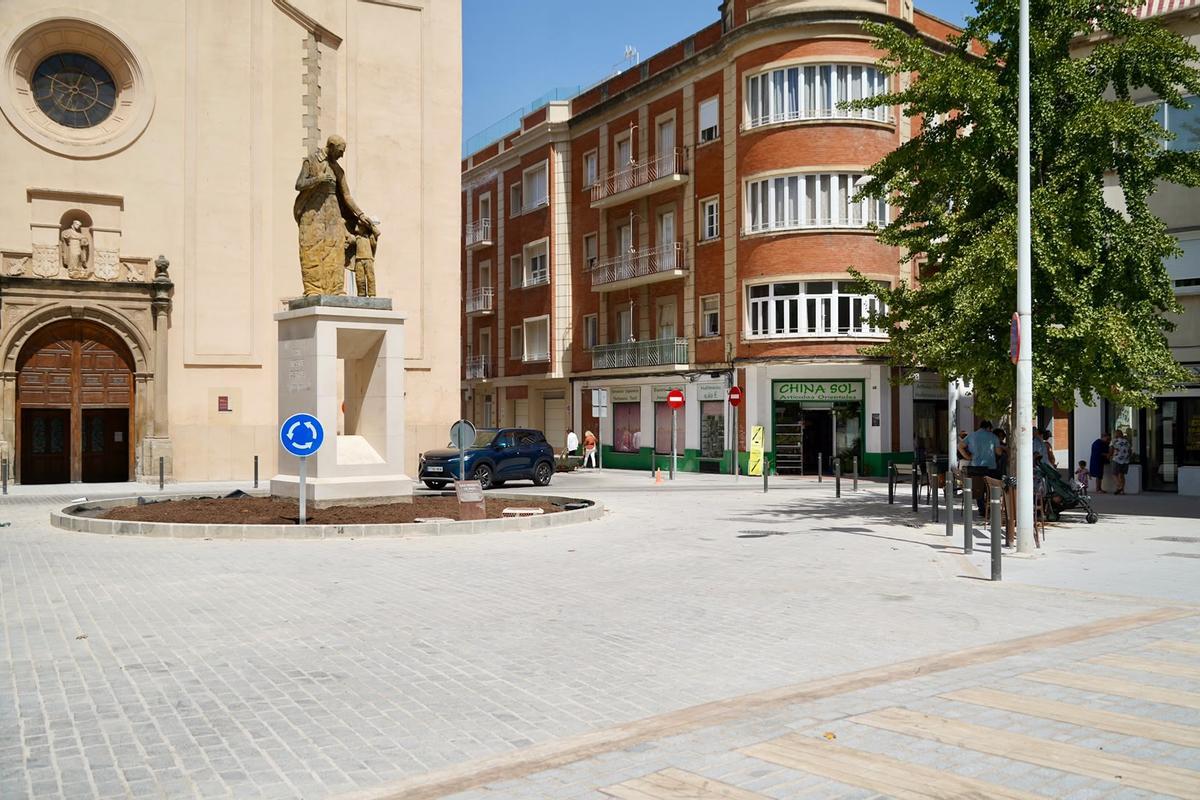 Imagen actual de la plaza.