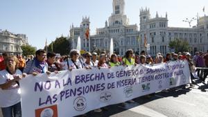 Manifestación celebrada este sábado por las calles de Madrid