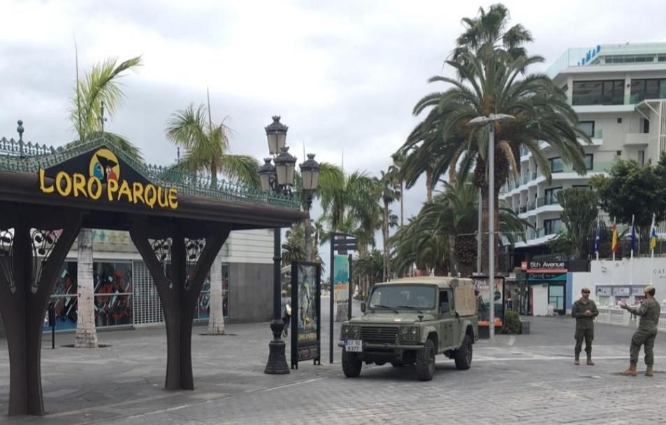 Controlmilitares y Policía en Puerto de la Cruz