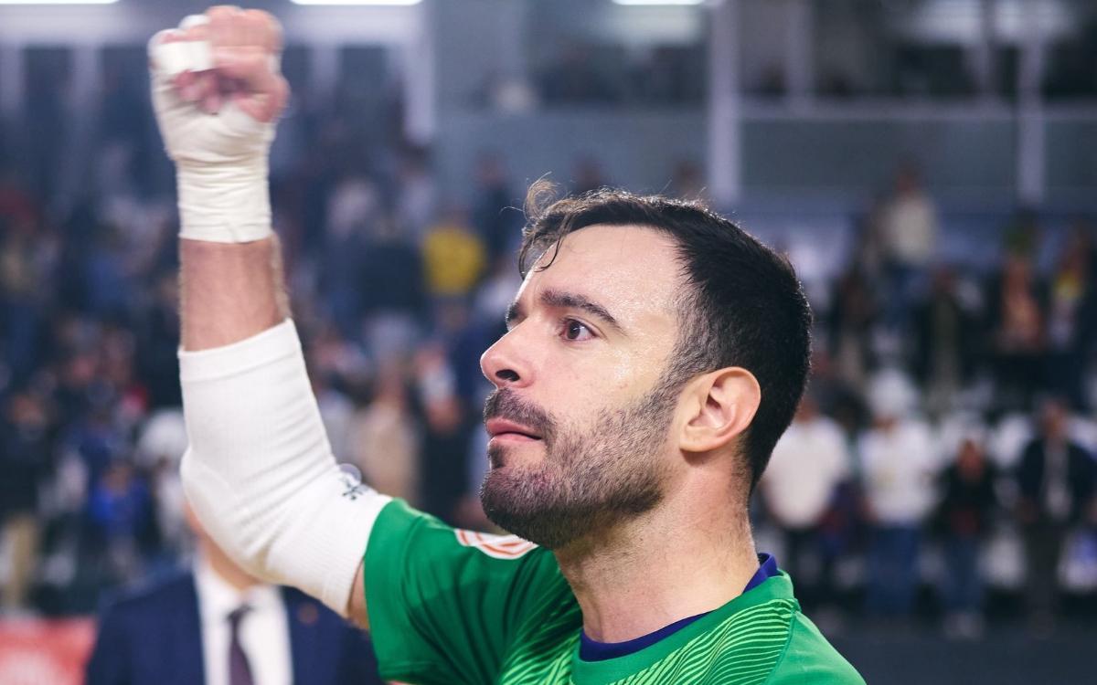 Dídac Plana, muy feliz con Javi Rodríguez