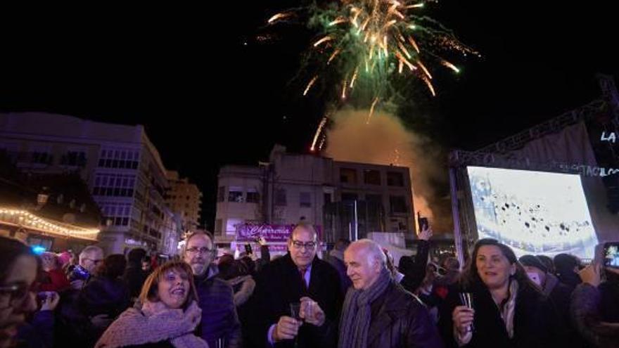 La orquesta que animó la verbena en la plaza del Prado.