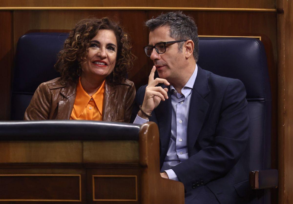 María Jesús Montero y Félix Bolaños.