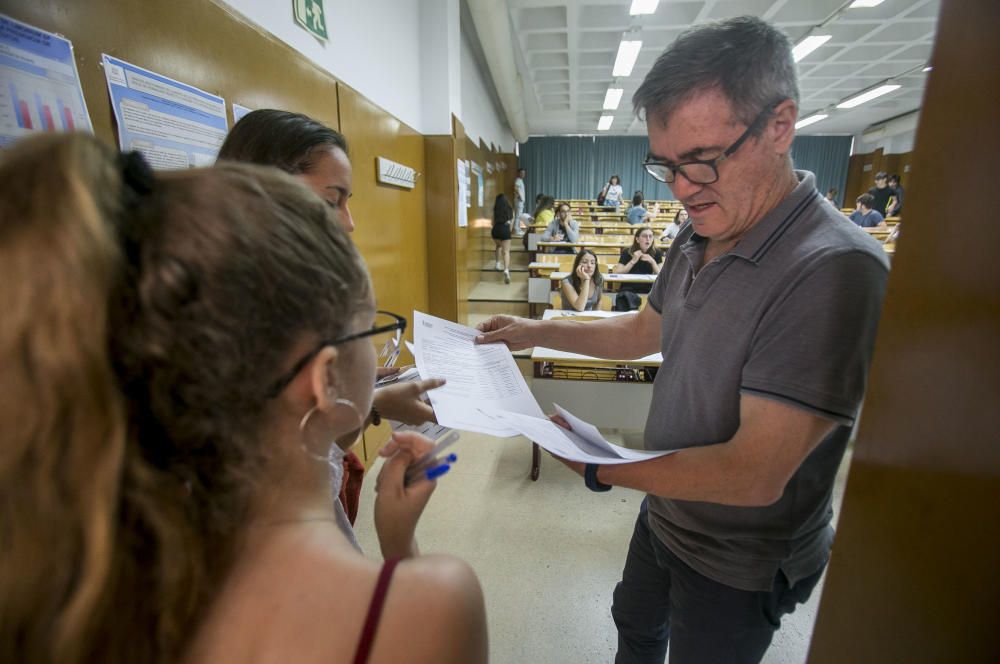 En la Universidad de Alicante se han examinado 3.494 estudiantes