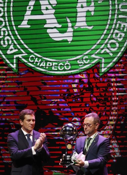 El Chapecoense recibe la Copa Sudamericana