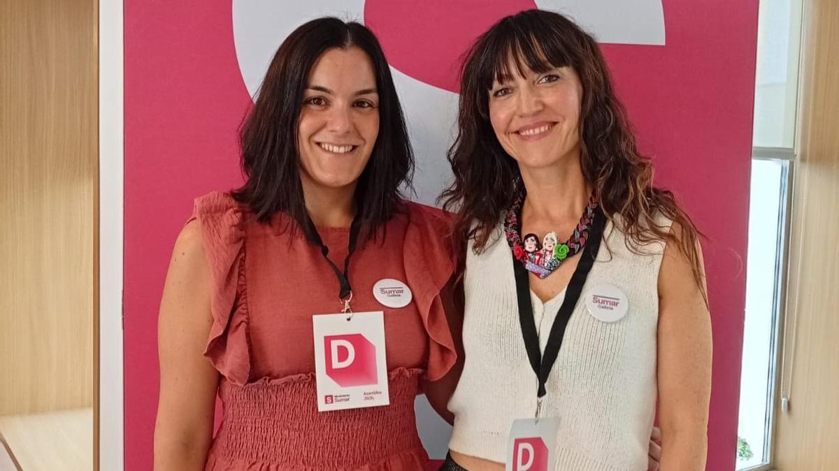 Las militantes de la comarca.